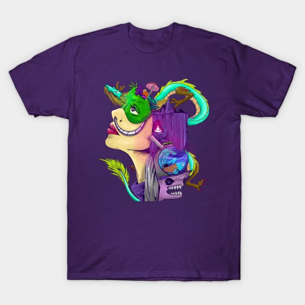 imaginary world T-Shirt by pleasuretshirt